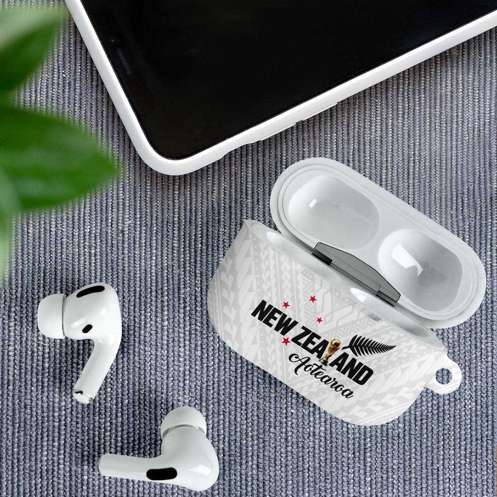 Football New Zealand AirPods Case Aotearoa United White Version LT01 - Polynesian Pride