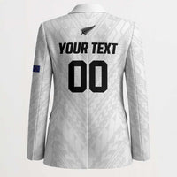 Custom Football New Zealand Blazer Aotearoa United White Version LT01 - Polynesian Pride