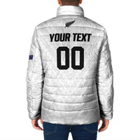Custom Football New Zealand Padded Jacket Aotearoa United White Version LT01 - Polynesian Pride