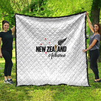 Football New Zealand Quilt Aotearoa United White Version LT01 - Polynesian Pride