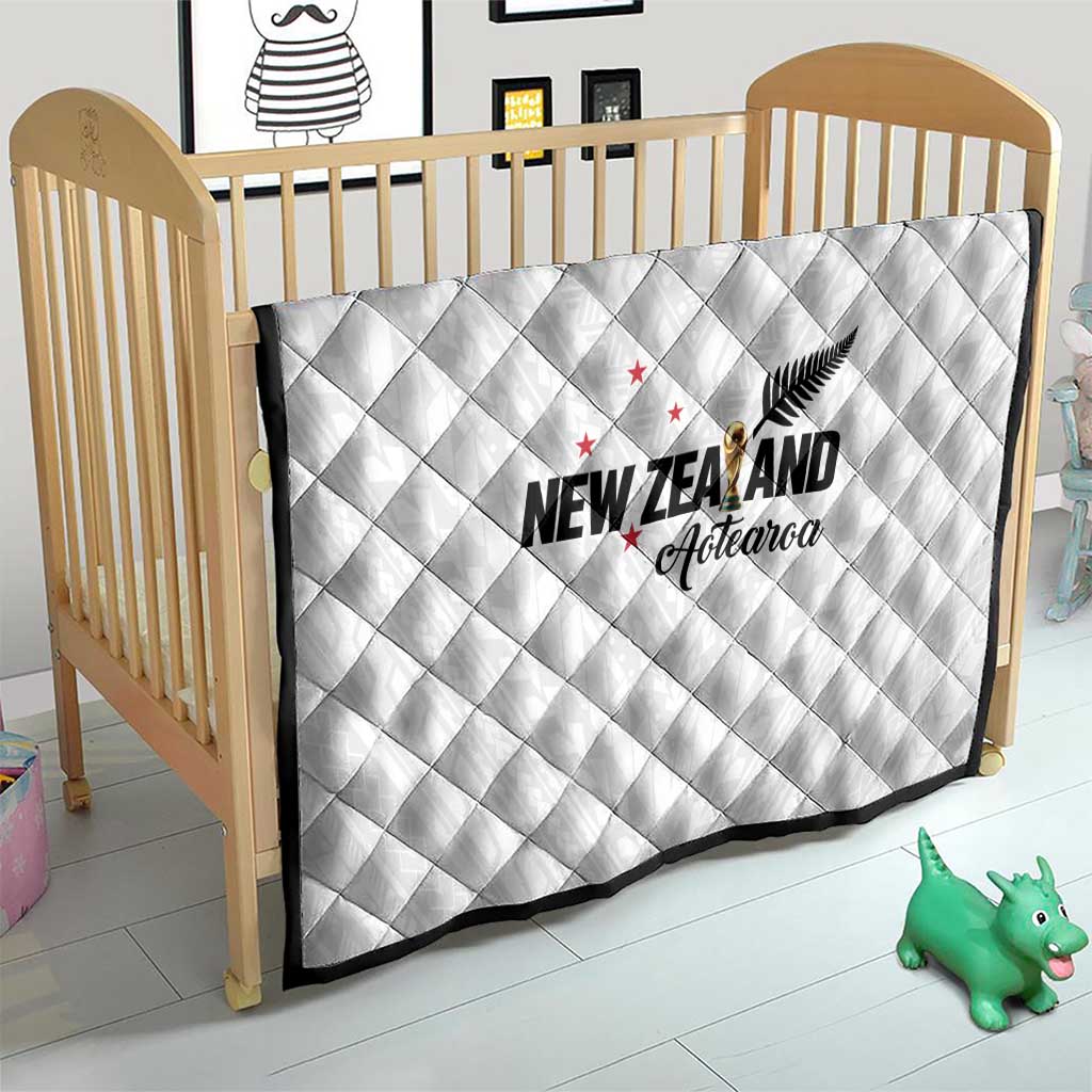 Football New Zealand Quilt Aotearoa United White Version LT01 - Polynesian Pride