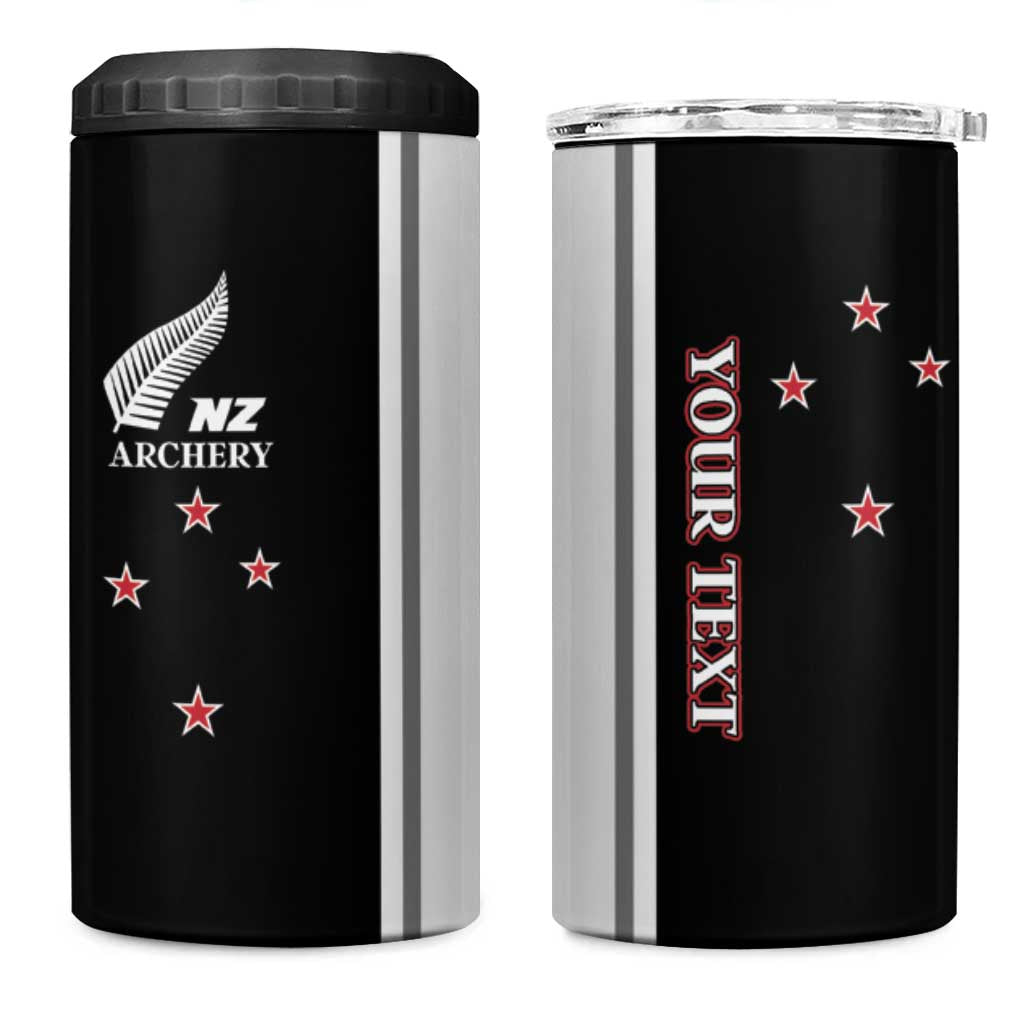 Personalised New Zealand 2025 Archery Basic 4 in 1 Can Cooler Tumbler Archery NZ