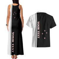 Personalised New Zealand 2025 Archery Basic Couples Matching Tank Maxi Dress and Hawaiian Shirt Archery NZ