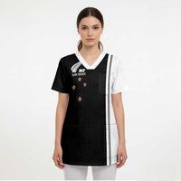 Personalised New Zealand 2025 Archery Basic Scrub Top Archery NZ - Polynesian Pride