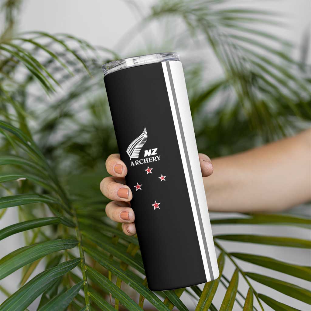 Personalised New Zealand 2025 Archery Basic Skinny Tumbler Archery NZ