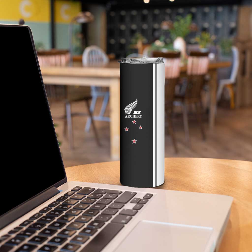 Personalised New Zealand 2025 Archery Basic Skinny Tumbler Archery NZ