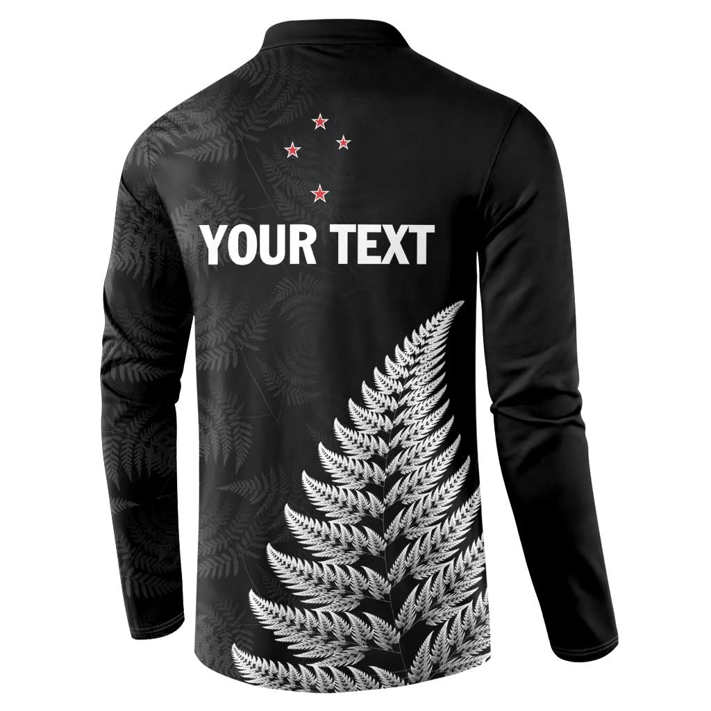 Personalised New Zealand 2025 Archery Button Sweatshirt Aotearoa Silver Arrows Black LT01 - Polynesian Pride
