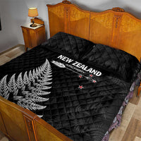 New Zealand 2025 Archery Quilt Bed Set Aotearoa Silver Arrows Black