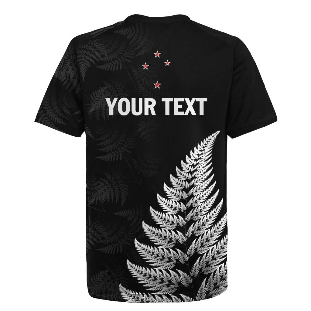 Personalised New Zealand 2025 Archery Rugby Jersey Aotearoa Silver Arrows Black