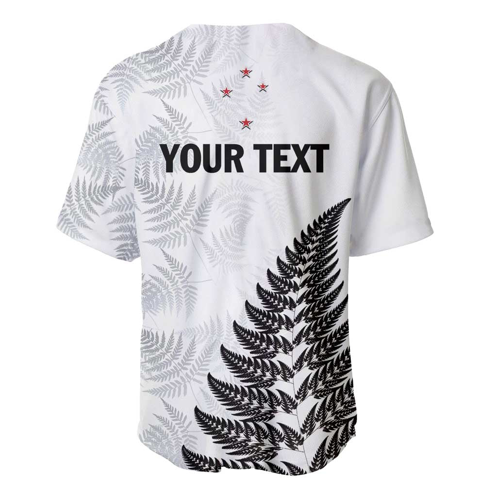 Personalised New Zealand 2025 Archery Baseball Jersey Aotearoa Silver Arrows White LT01 - Polynesian Pride