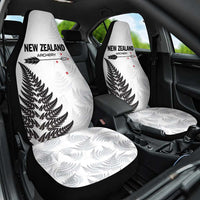 New Zealand 2025 Archery Car Seat Cover Aotearoa Silver Arrows White