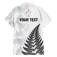 Personalised New Zealand 2025 Archery Family Matching Puletasi and Hawaiian Shirt Aotearoa Silver Arrows White LT01 - Polynesian Pride