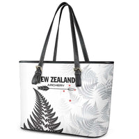 New Zealand 2025 Archery Leather Tote Bag Aotearoa Silver Arrows White
