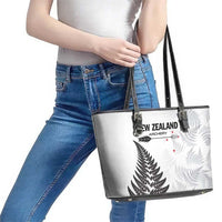 New Zealand 2025 Archery Leather Tote Bag Aotearoa Silver Arrows White