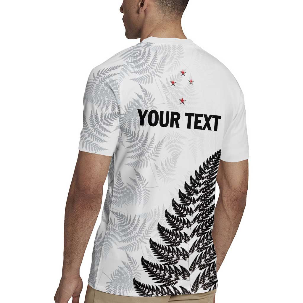 Personalised New Zealand 2025 Archery Rugby Jersey Aotearoa Silver Arrows White