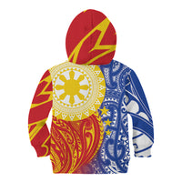 Philippines Kid Hoodie Pilipinas Polynesian Pattern