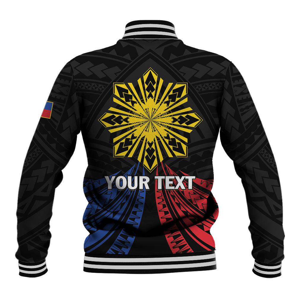 Personalized Philippines Independence Day Baseball Jacket Filipino 126th Anniversary Sun Tattoo