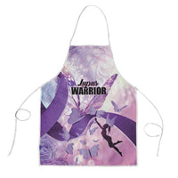 Polynesian Lupus Awareness Apron Butterfly Hologram Lupus Warrior LT01 Purple - Polynesian Pride