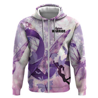 Personalized Polynesian Lupus Awareness Hoodie Butterfly Hologram Lupus Warrior