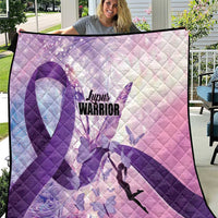 Polynesian Lupus Awareness Quilt Butterfly Hologram Lupus Warrior LT01 Purple - Polynesian Pride