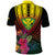 Hawaii Kanaka Maoli Flag Day Polo Shirt Tropical Flowers