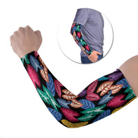 Hawaii Colorful Tropical Leaves Arm Sleeves
