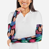 Hawaii Colorful Tropical Leaves Arm Sleeves