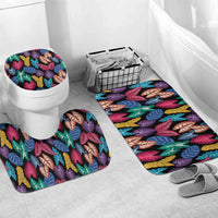 Hawaii Colorful Tropical Leaves Bathroom Set