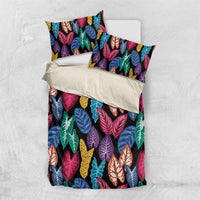 Hawaii Colorful Tropical Leaves Bedding Set