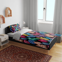 Hawaii Colorful Tropical Leaves Bedding Set