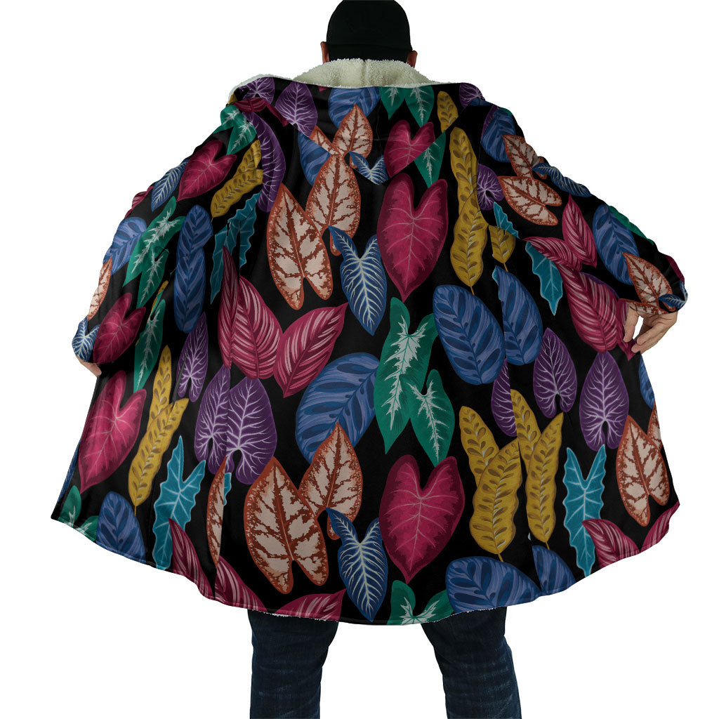 Hawaii Colorful Tropical Leaves Cloak