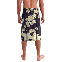 Hawaii Hibiscus Plumeria Purple Lavalava Polynesian Pattern
