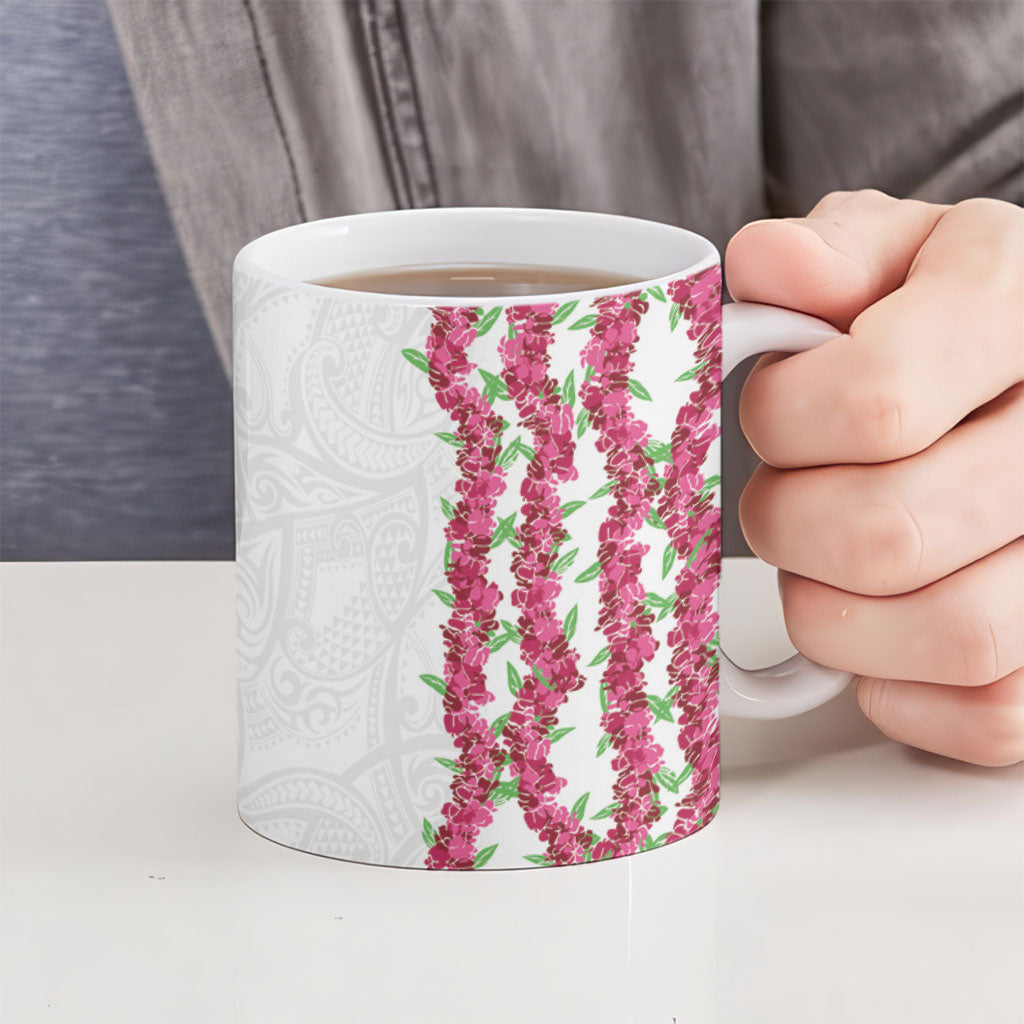 Hawaii Aalii Lei Ceramic Mug Aalii Ku Makani