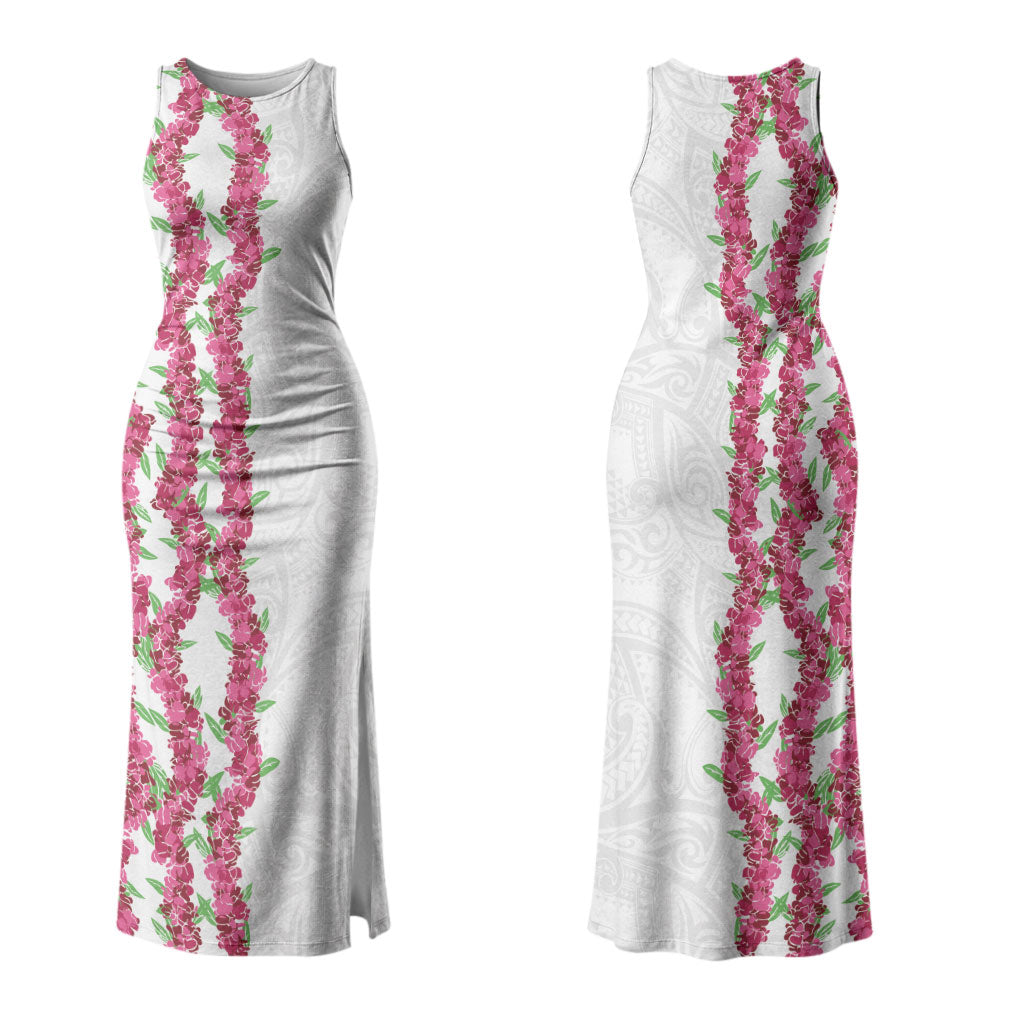 Hawaii Aalii Lei Couples Matching Tank Maxi Dress and Hawaiian Shirt Aalii Ku Makani