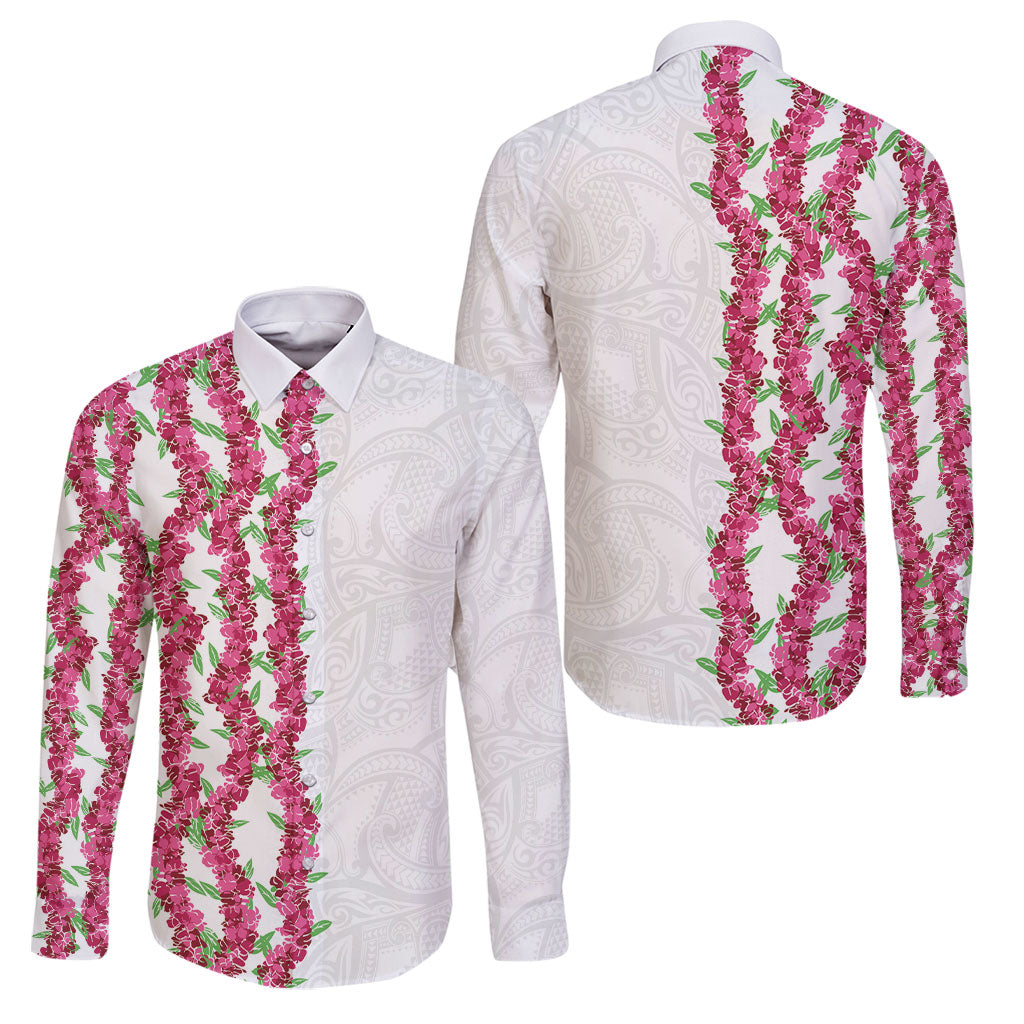 Hawaii Aalii Lei Family Matching Puletasi and Hawaiian Shirt Aalii Ku Makani
