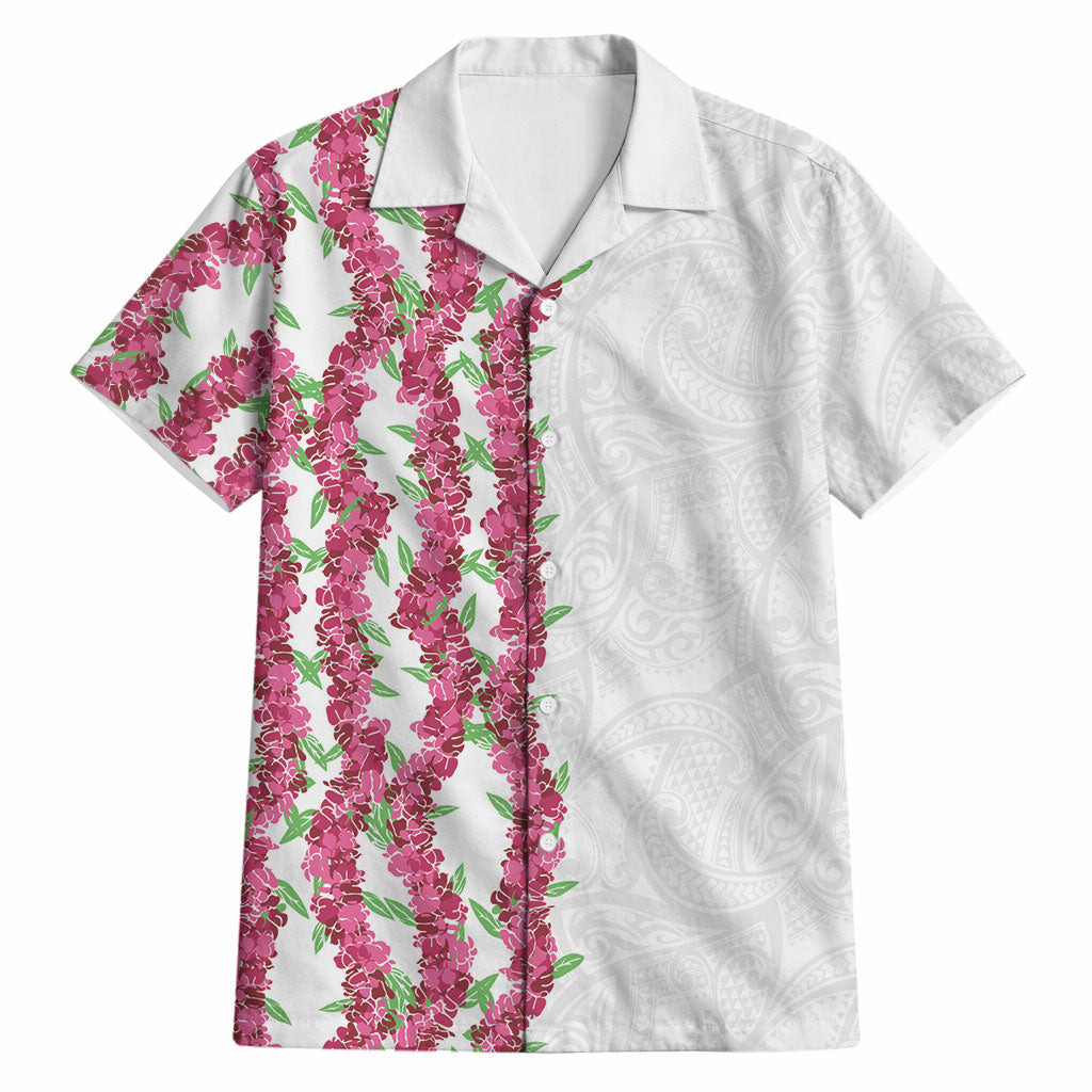 Hawaii Aalii Lei Hawaiian Shirt Aalii Ku Makani LT01 White - Polynesian Pride