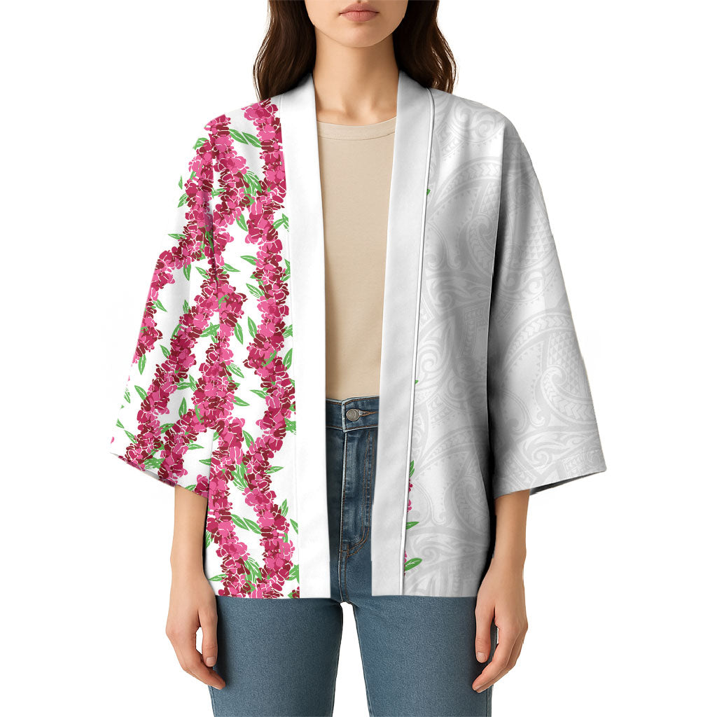 Hawaii Aalii Lei Kimono Aalii Ku Makani