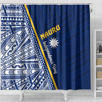 Nauru Independence Day Shower Curtain Repubrikin Naoero Gods Will First LT01 - Polynesian Pride