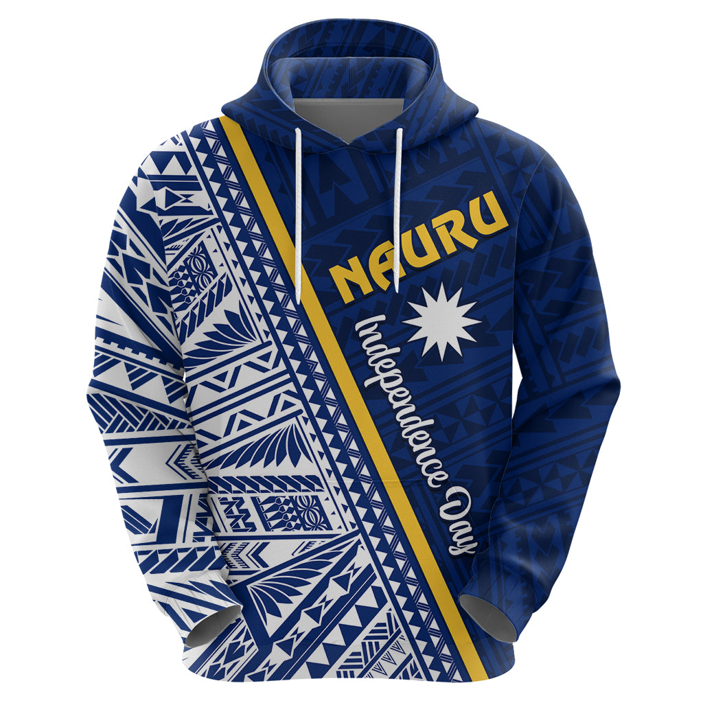 Nauru Independence Day Zip Hoodie Repubrikin Naoero Gods Will First LT01 - Polynesian Pride