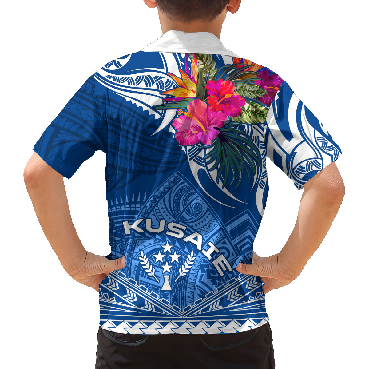 Kosrae Constitution Day Family Matching Summer Maxi Dress and Hawaiian Shirt Kusaie Special Style LT01 - Polynesian Pride
