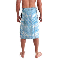 Baby Blue Mermaid Puakenikeni Maile Lei Lavalava