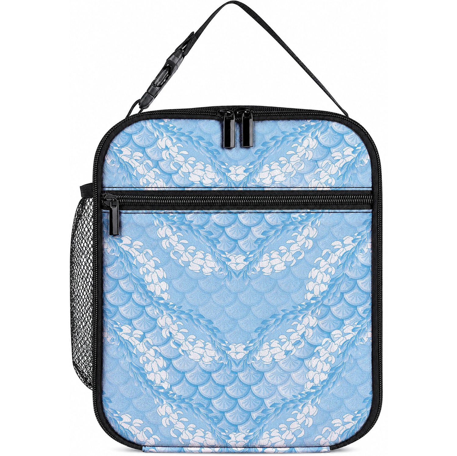 Baby Blue Mermaid Puakenikeni Maile Lei Lunch Bag