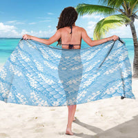 Baby Blue Mermaid Puakenikeni Maile Lei Sarong LT01 - Polynesian Pride