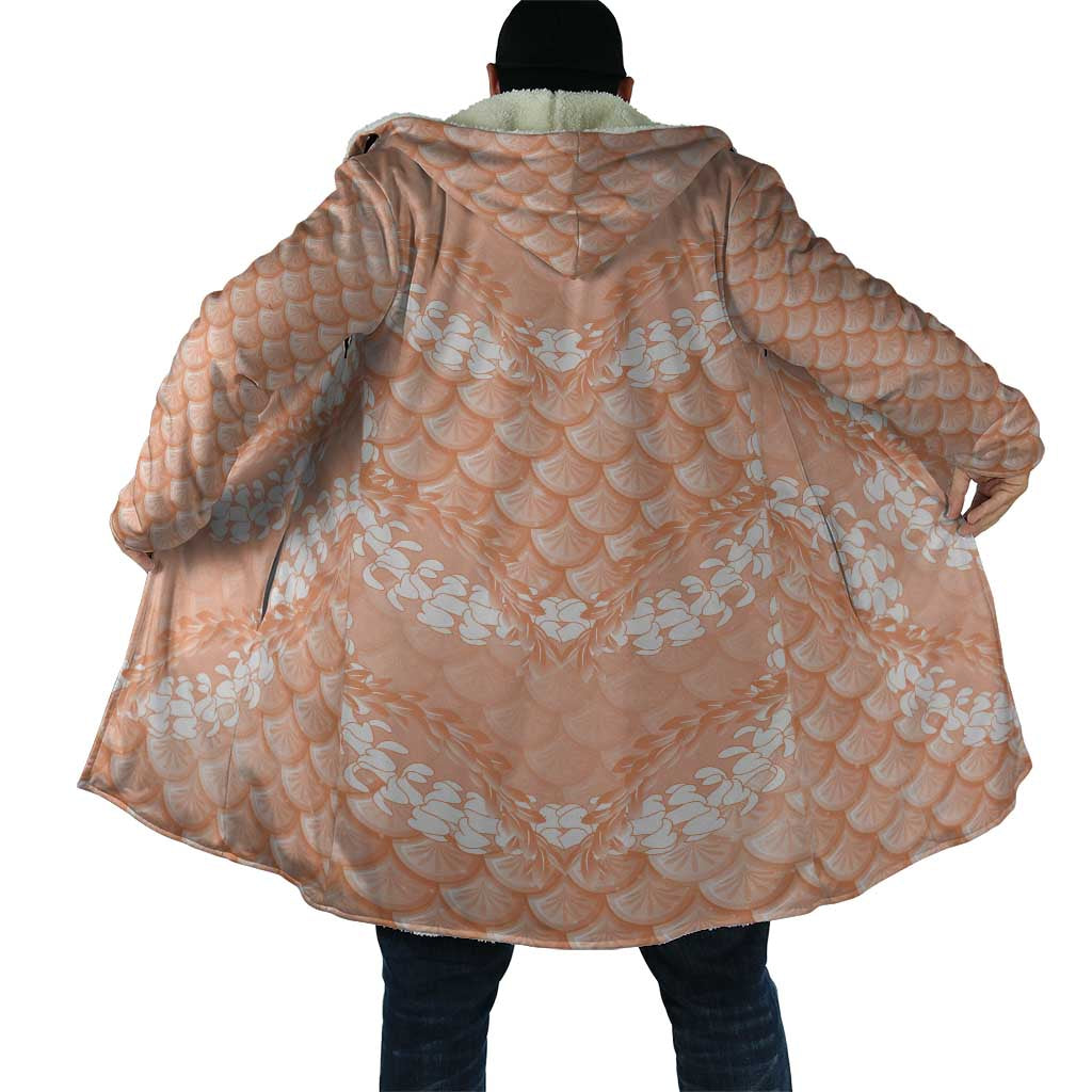 Apricot Mermaid Puakenikeni Maile Lei Cloak