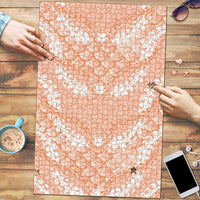 Apricot Mermaid Puakenikeni Maile Lei Puzzle
