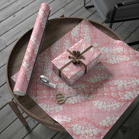 Soft Pink Mermaid Puakenikeni Maile Lei Wrapping Paper