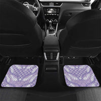 Lilac Mermaid Puakenikeni Maile Lei Car Mats