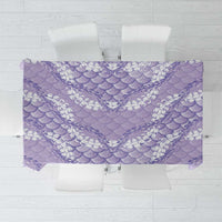 Lilac Mermaid Puakenikeni Maile Lei Tablecloth