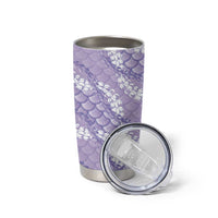 Lilac Mermaid Puakenikeni Maile Lei Tumbler Cup LT01 - Polynesian Pride