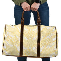 Pastel Yellow Mermaid Puakenikeni Maile Lei Travel Bag LT01 Yellow - Polynesian Pride